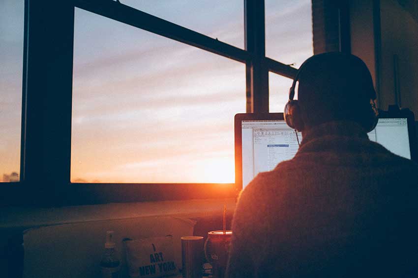 Noise-canceling headphones are sometimes crucial when working from home