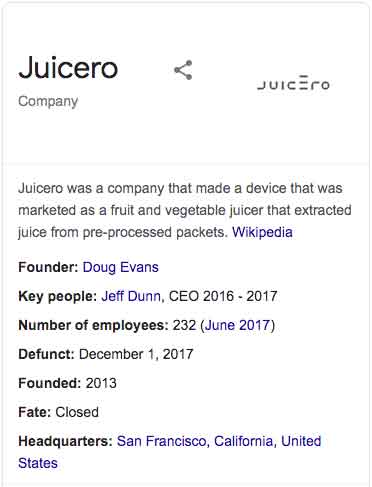 Juicero wikipedia outlet