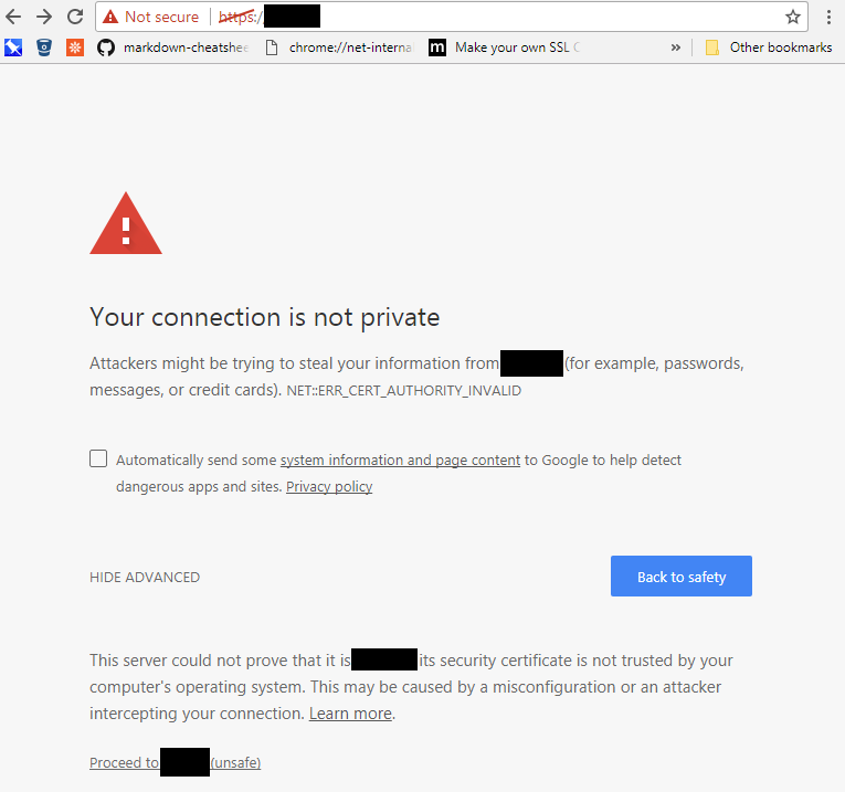Google alerta usuários sobre conexão insegura